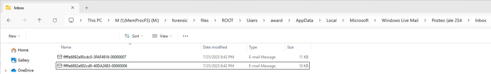 Forensic Folder