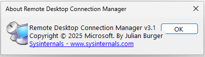 RDCMan Version 3.1