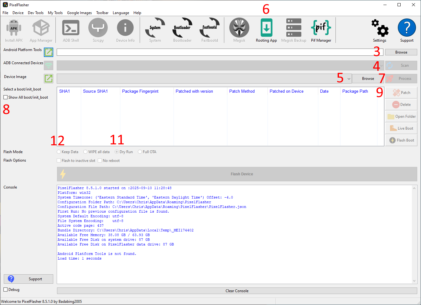 PixelFlasher UI